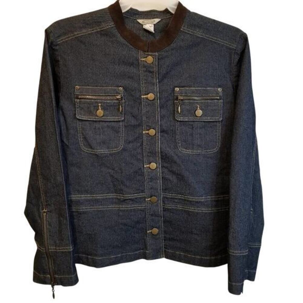 Stonebridge denim zippered jacket Size‎ XL
